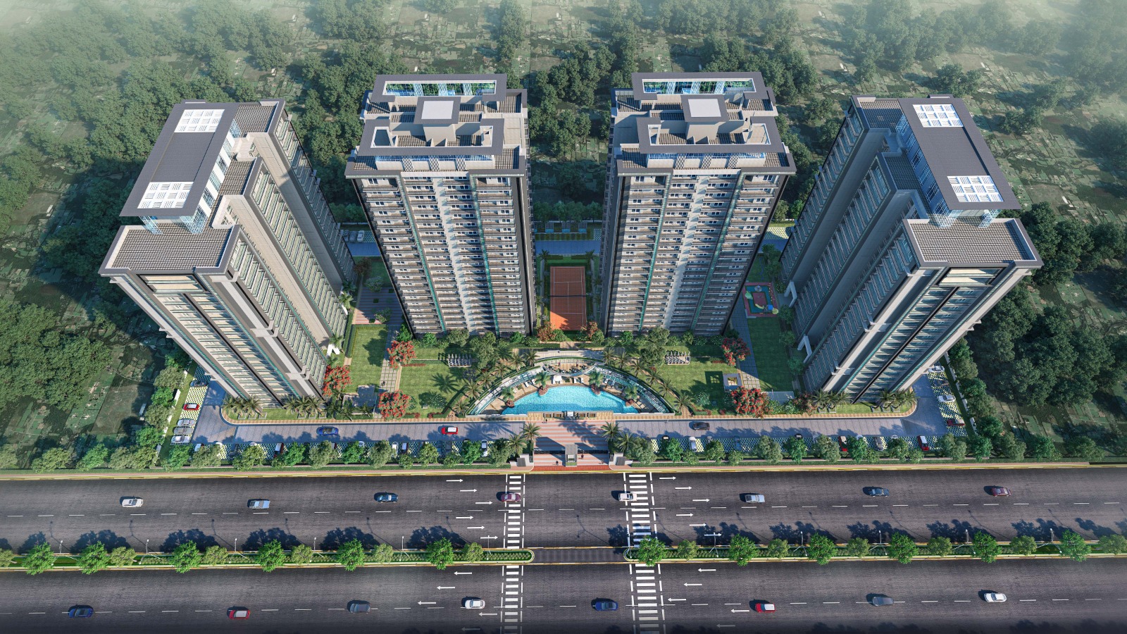 Luxury Apartments in Sushant Golf City, Lucknow